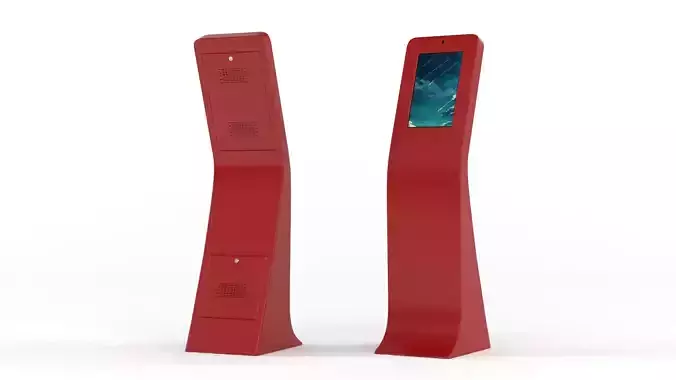 Digital Kiosk 3D model