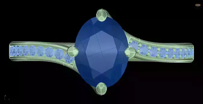 Iight Weight Engagement Ring