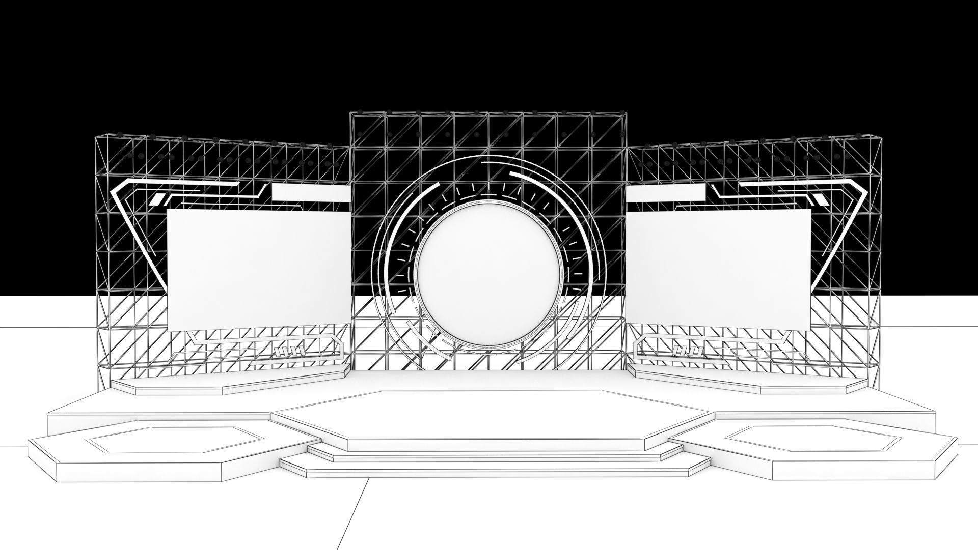 Event Stage 15 Design 3D model_5