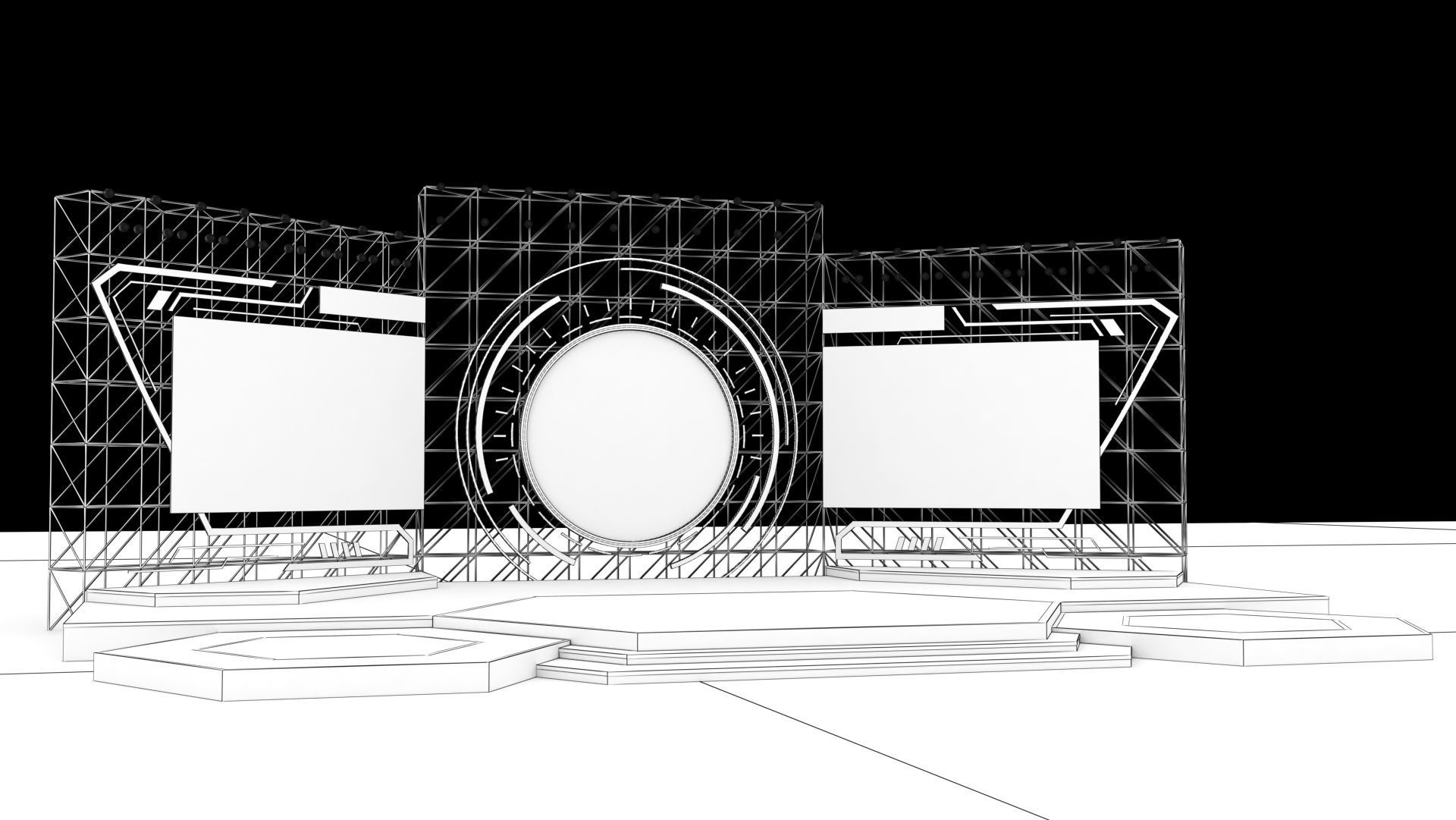 Event Stage 15 Design 3D model_6