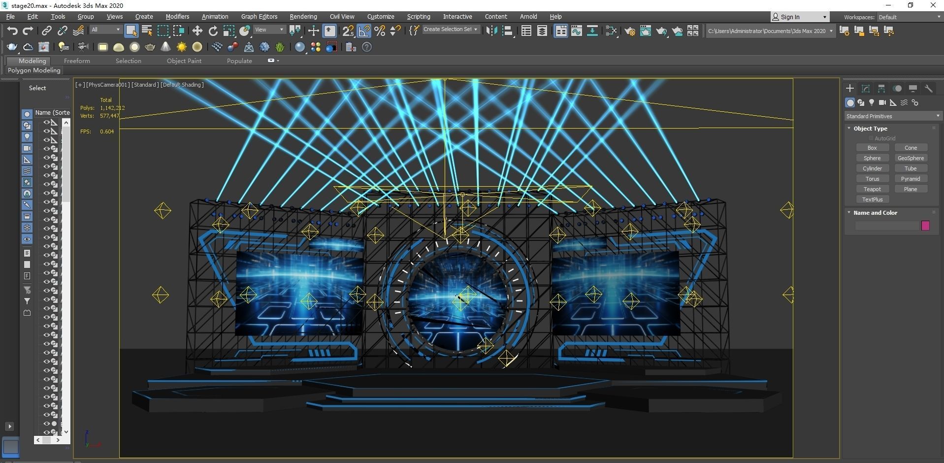 Event Stage 15 Design 3D model_8