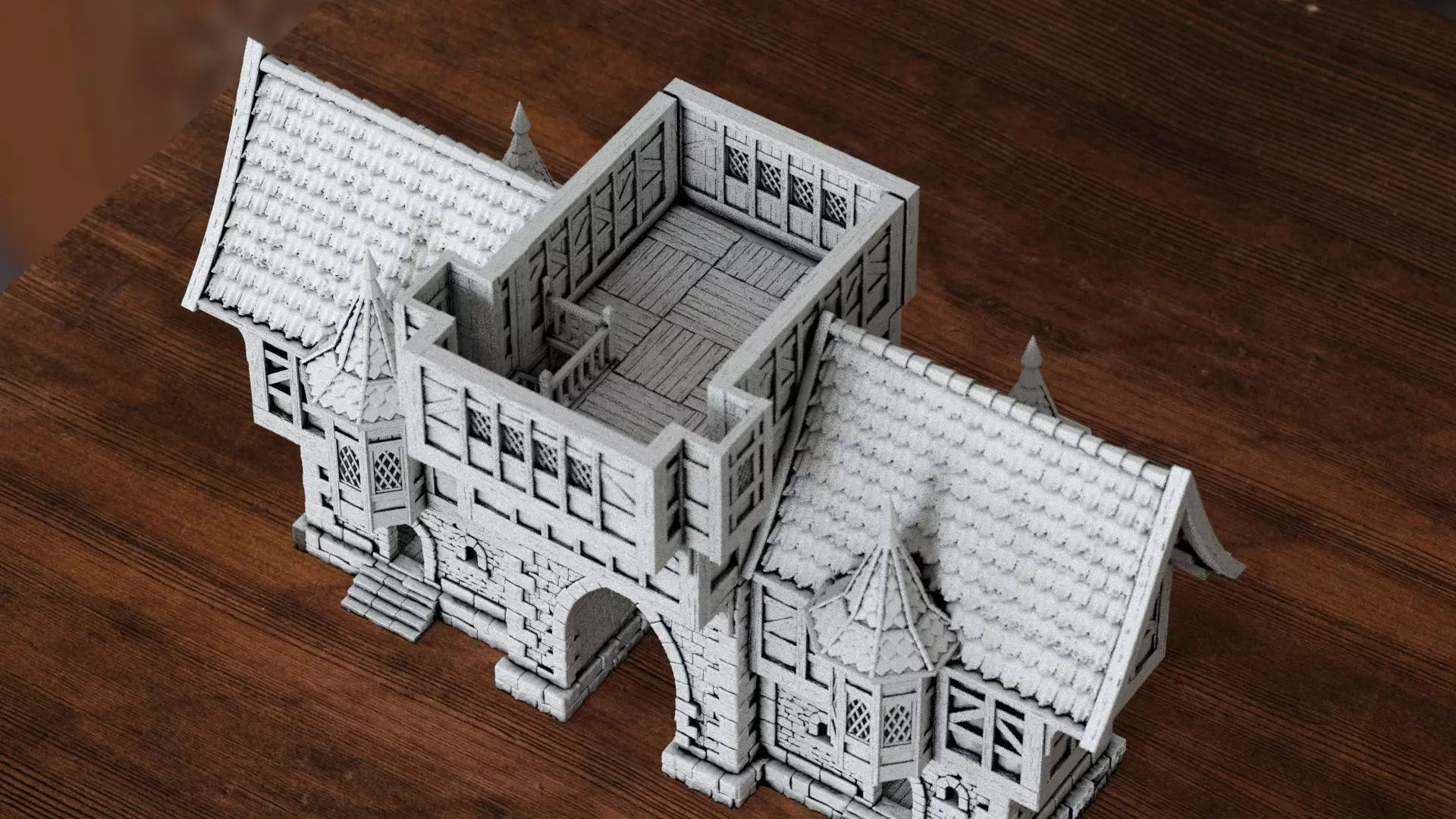 The Town of Gildengrund Gatehouse Type 01 3D print model_3