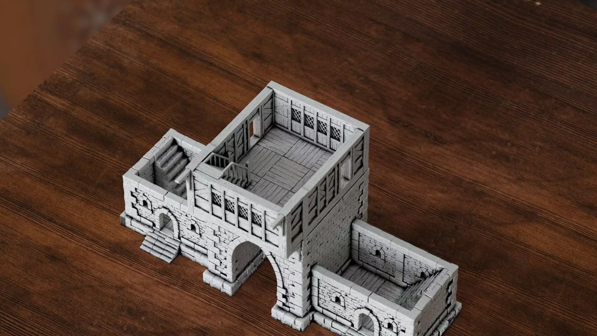 The Town of Gildengrund Gatehouse Type 01 3D print model_5
