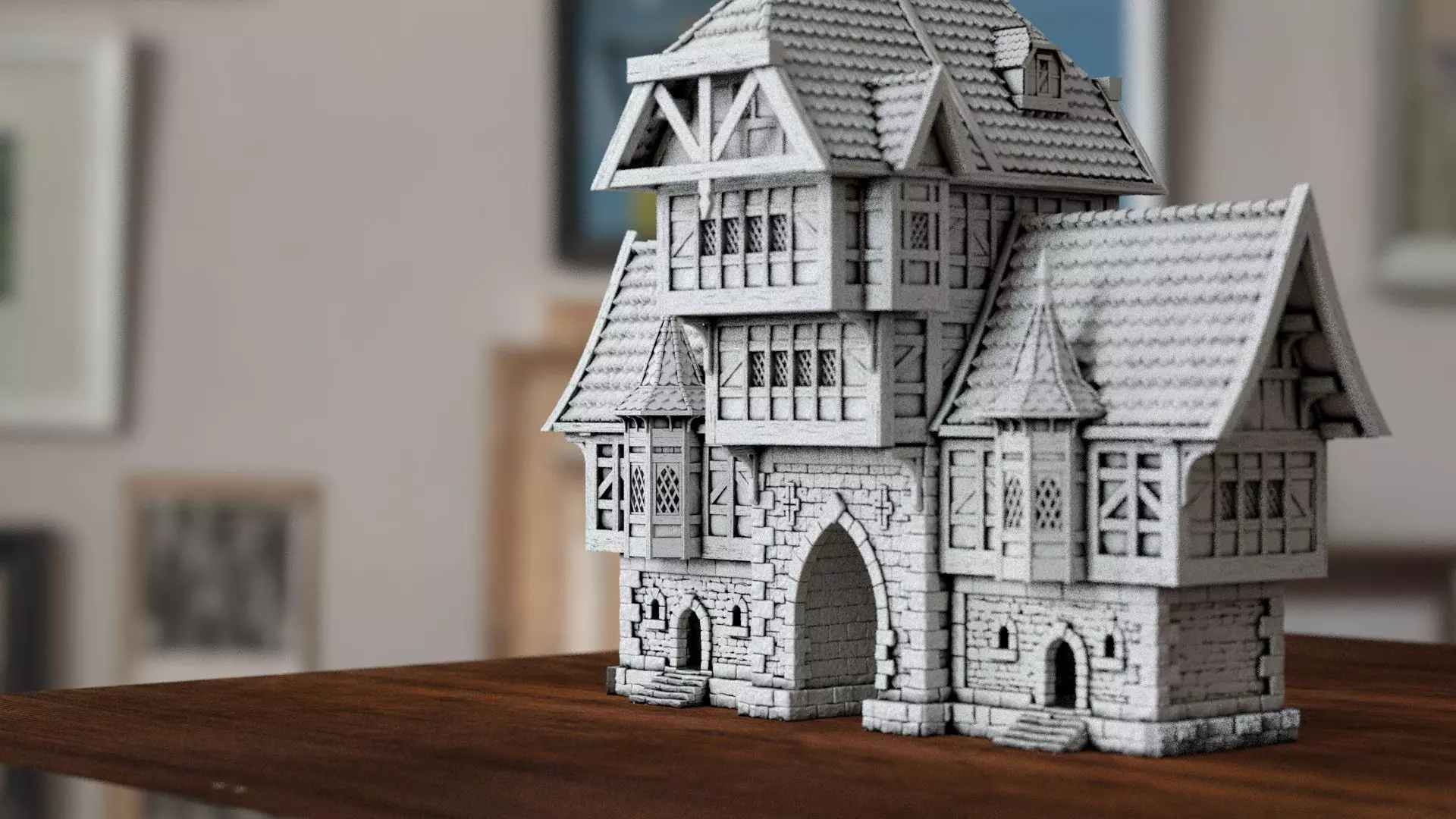 The Town of Gildengrund Gatehouse Type 01 3D print model_1