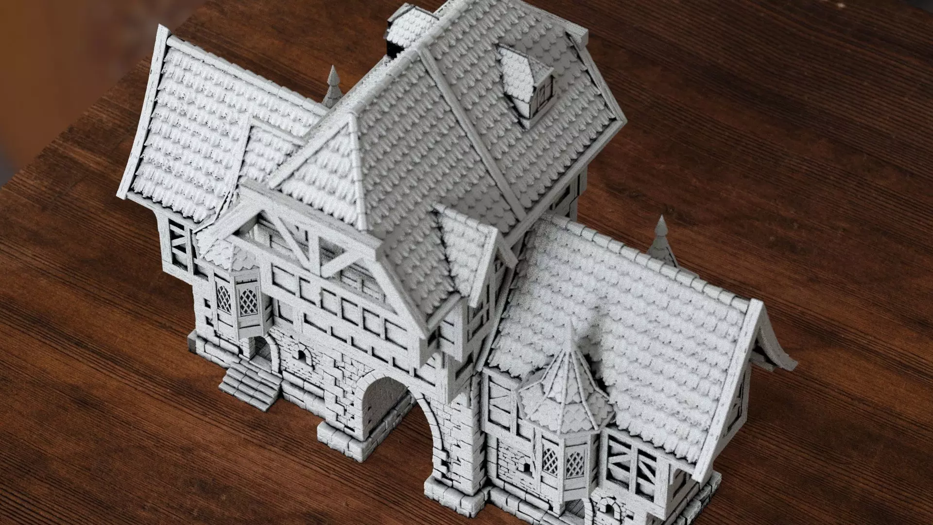 The Town of Gildengrund Gatehouse Type 01 3D print model_2