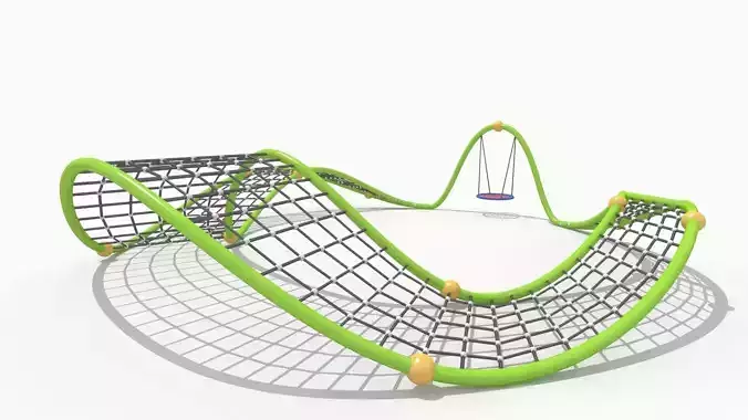 Rope net playground