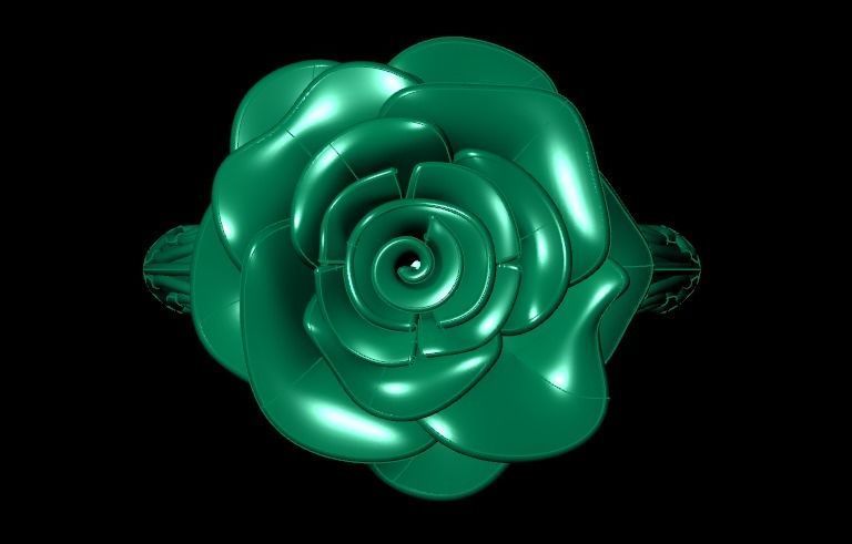 Rose Ring Free 3D print model_10