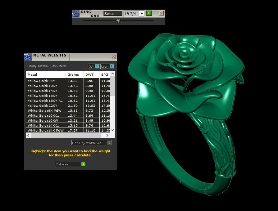 Rose Ring Free 3D print model_12