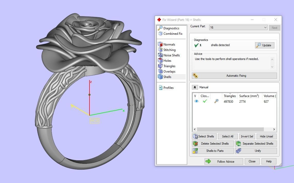 Rose Ring Free 3D print model_13