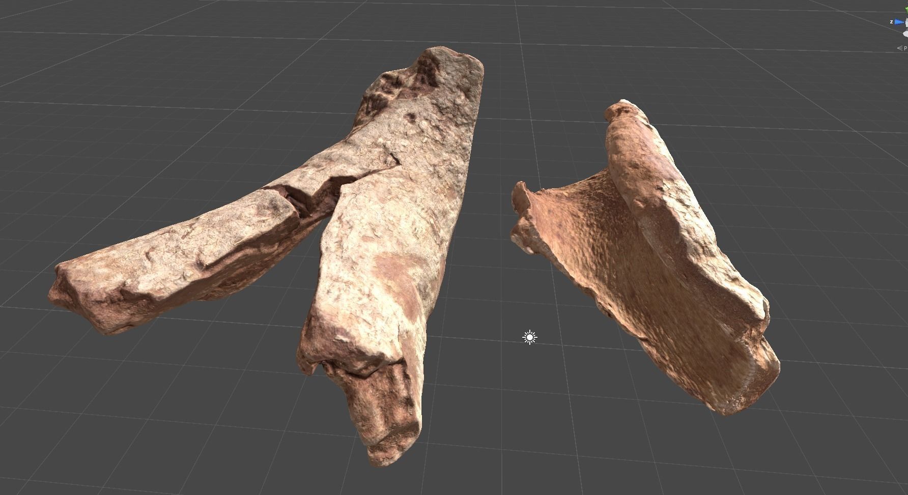 3DSCAN-Traditional Chinese Medicine-Cortex Pseudolaricis Low-poly 3D model_3