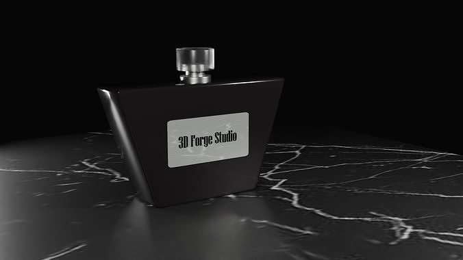 perfume 3d model Low-poly 3D model