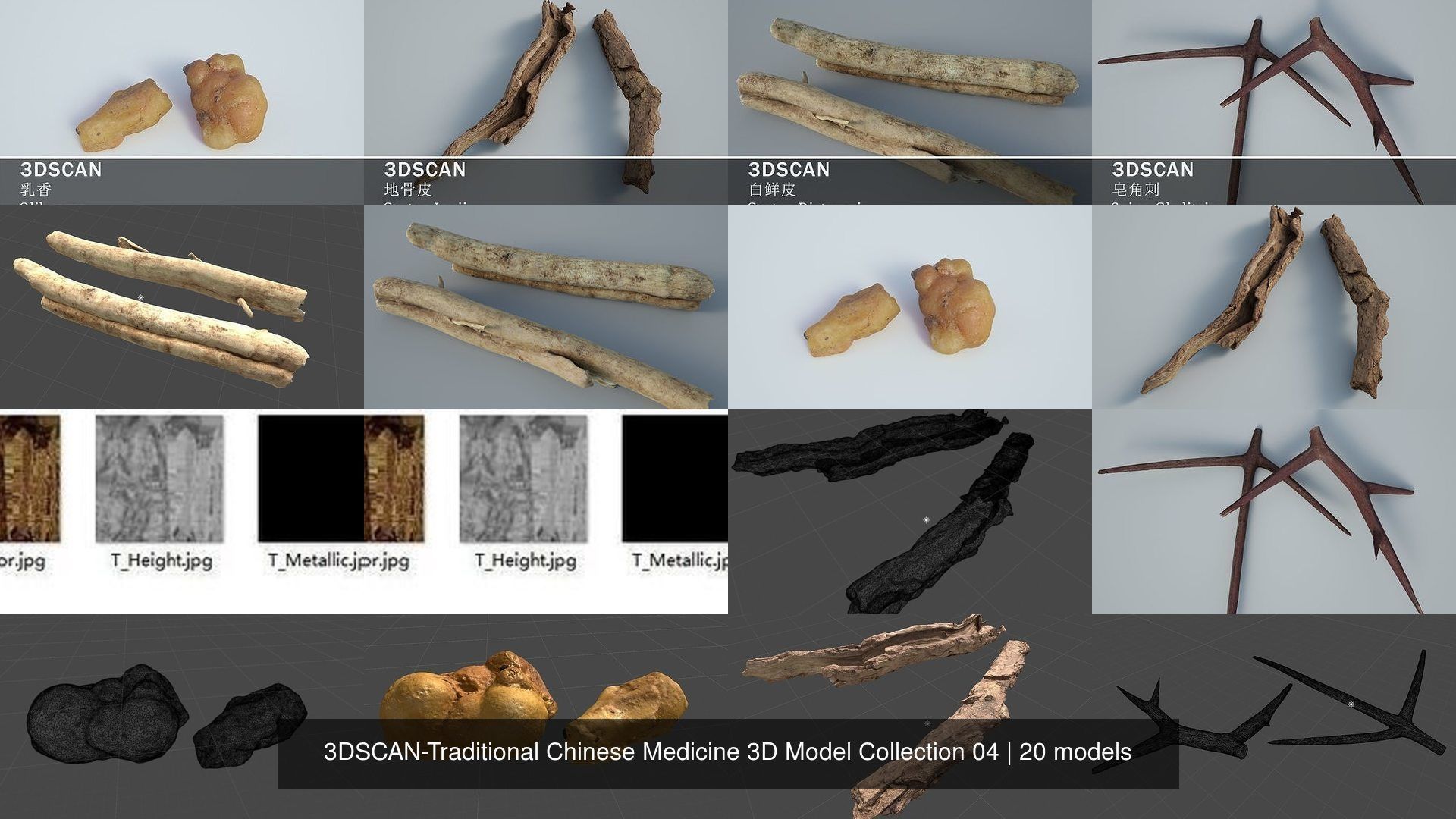 3DSCAN-Traditional Chinese Medicine 3D Model Collection 04 _4
