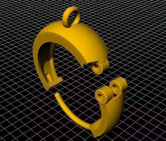 Bali Earrings 3dm file