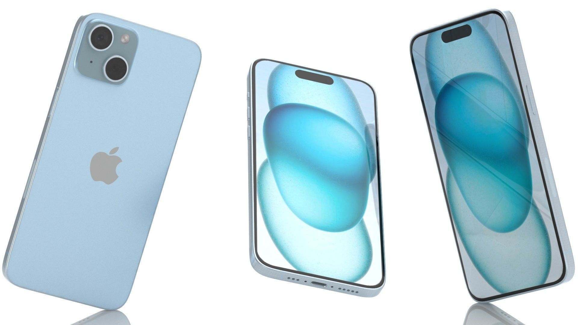 Apple iPhone 15 Plus All colors 3D model_13