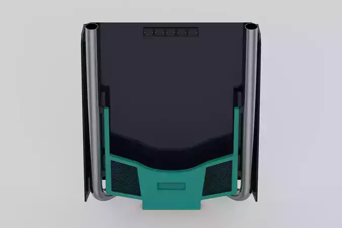 Back Cab Cover - D Model 3D model