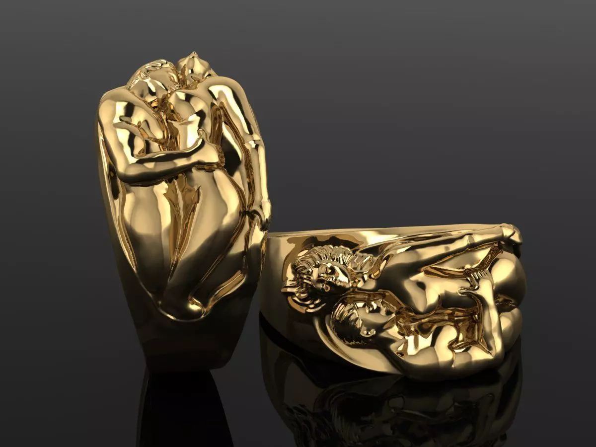 Love Ring 3D print model