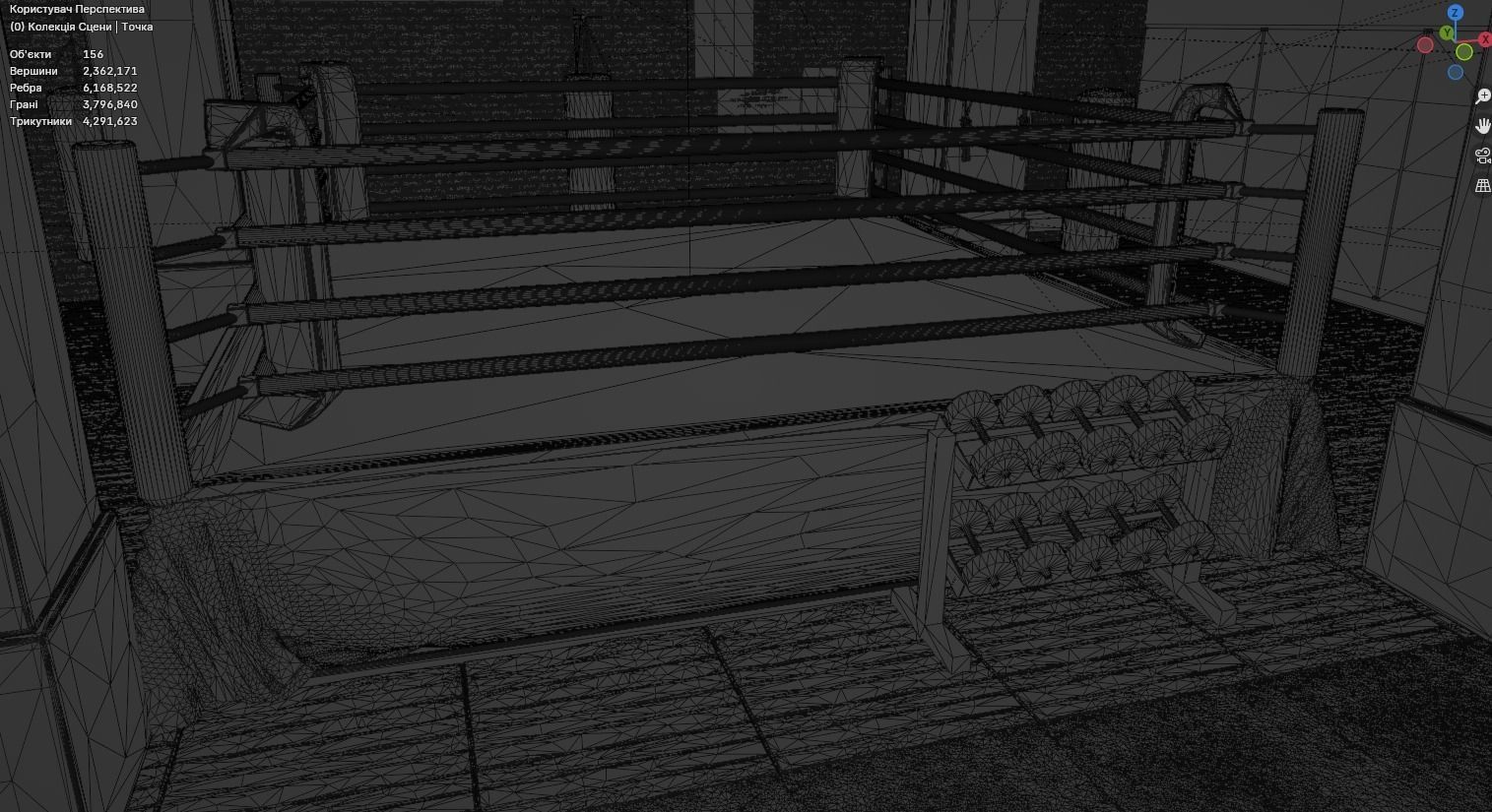 Boxing club 3D model_11