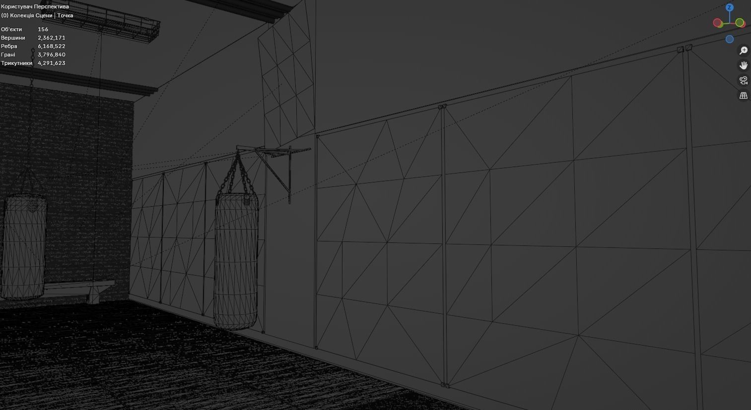 Boxing club 3D model_12