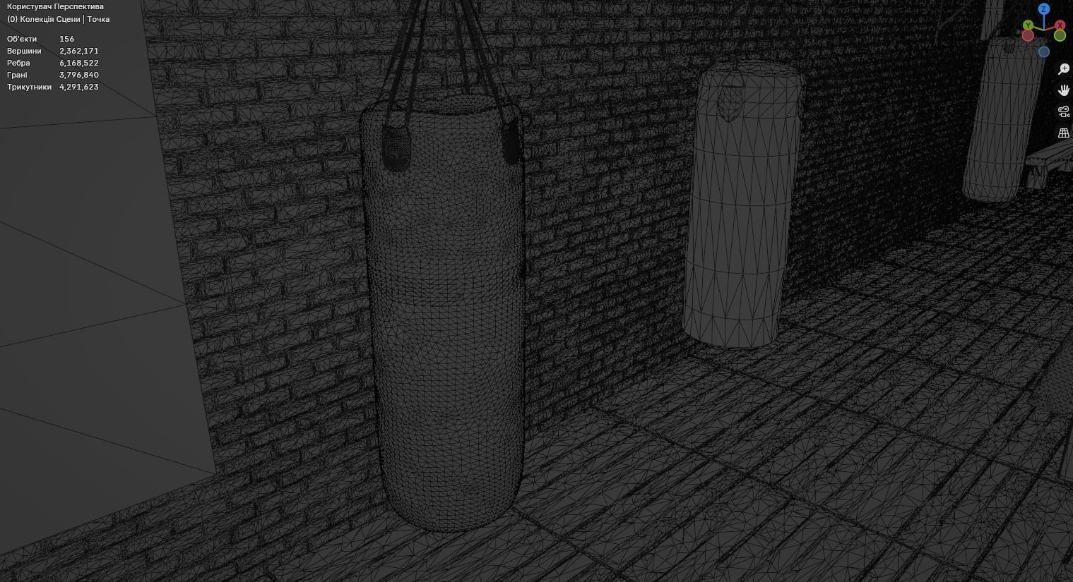 Boxing club 3D model_10