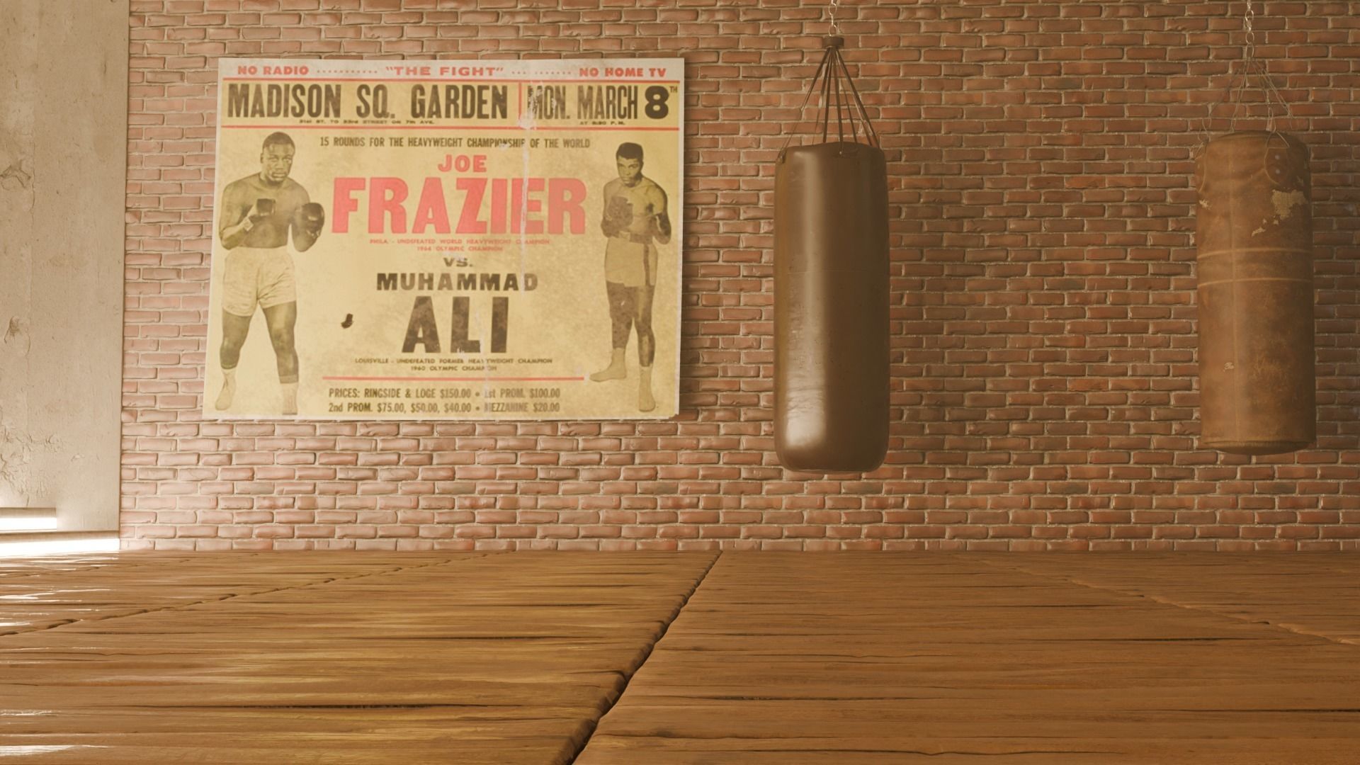 Boxing club 3D model_1