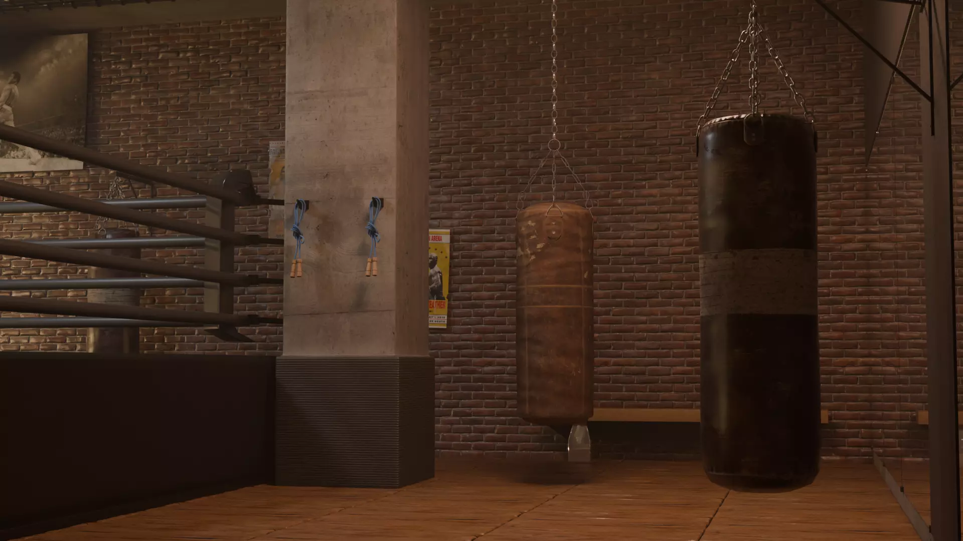 Boxing club 3D model_0