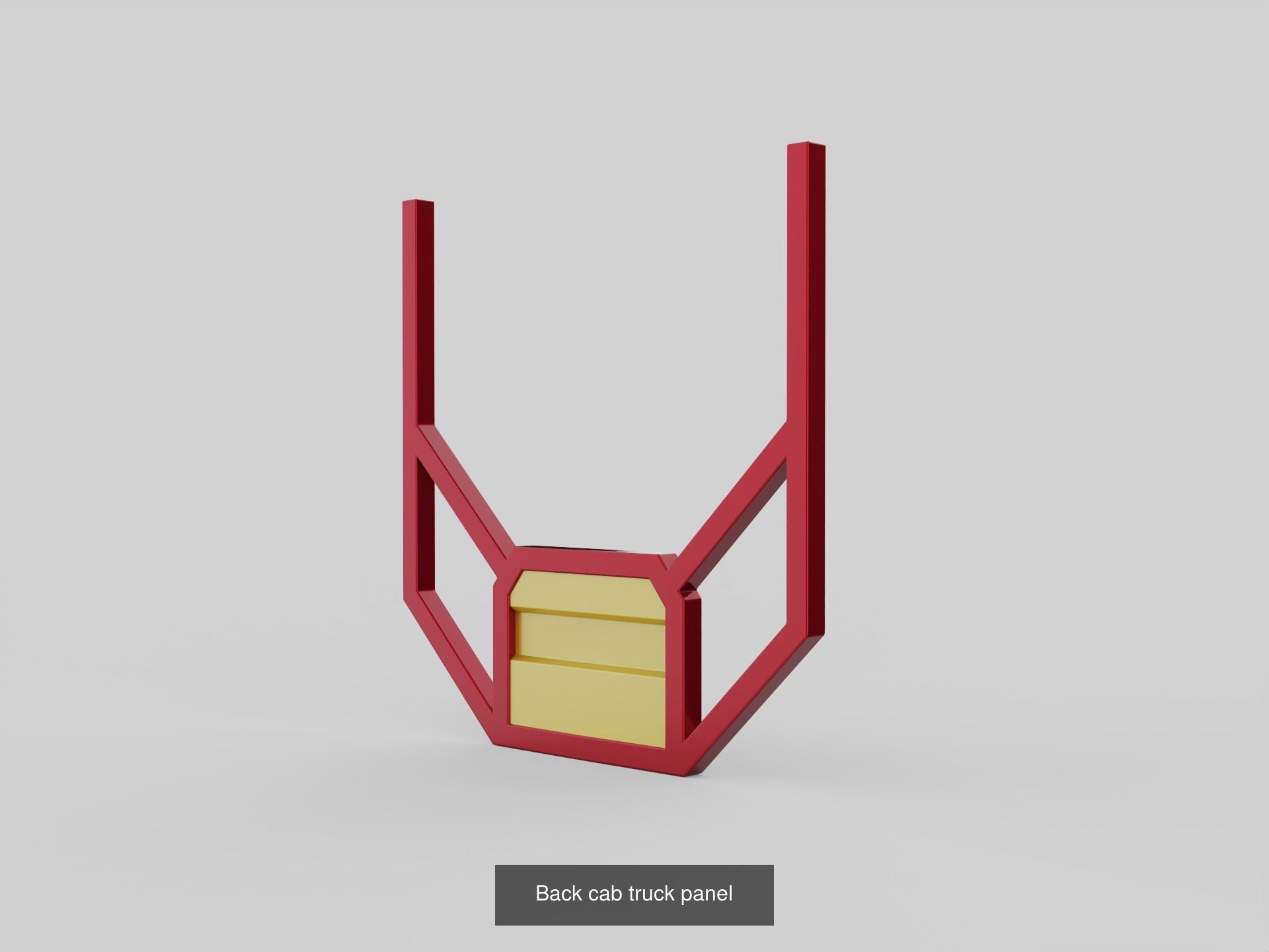 Back Cab Plate Pack 2 3D Model Collection_1