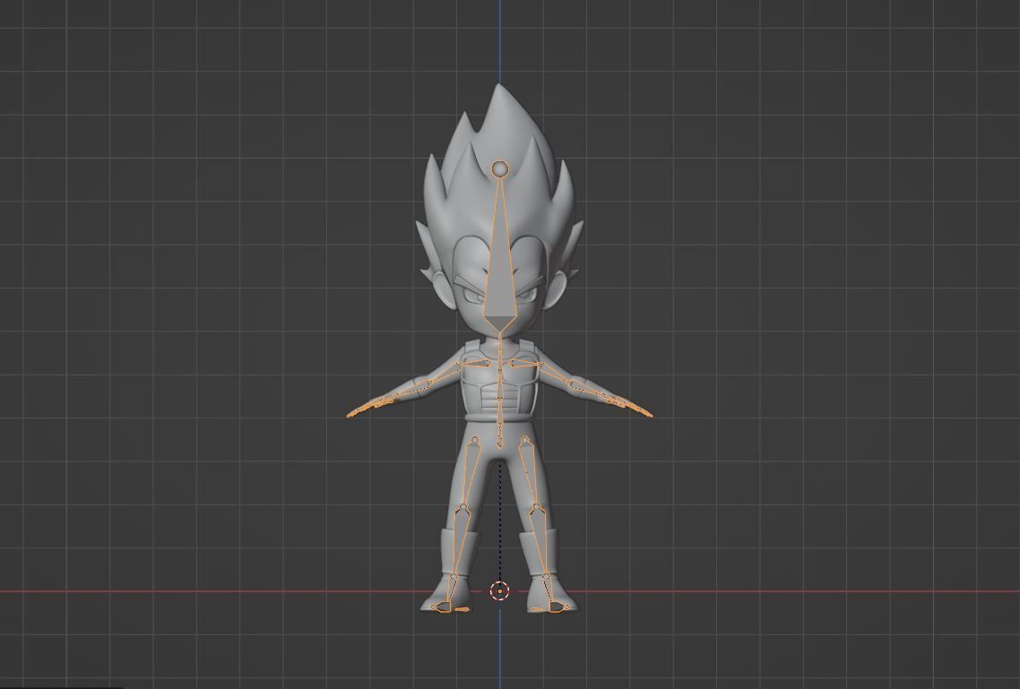 Vegeta Mini - Dragonball Daima 3D model_16
