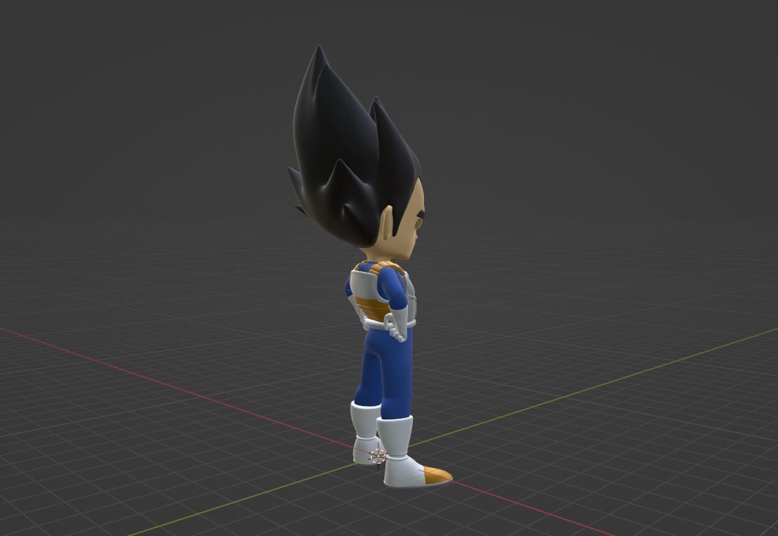 Vegeta Mini - Dragonball Daima 3D model_9