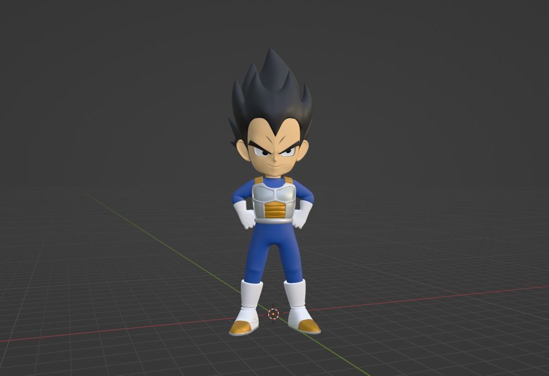 Vegeta Mini - Dragonball Daima 3D model_6