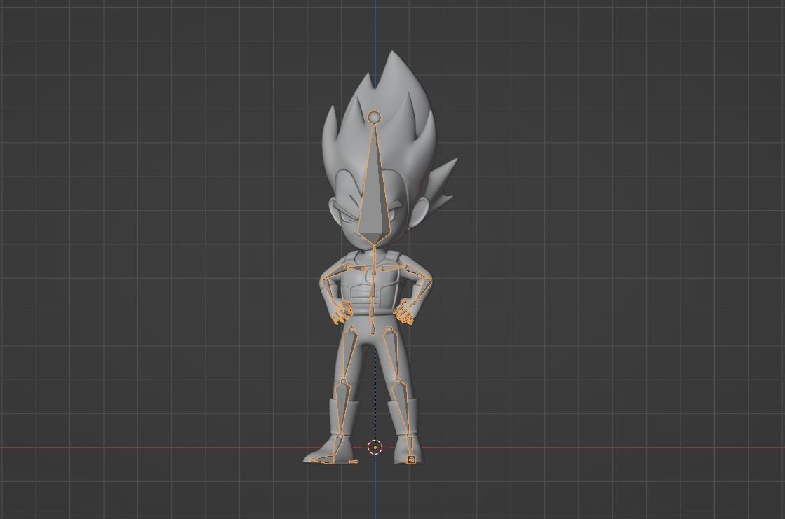 Vegeta Mini - Dragonball Daima 3D model_15