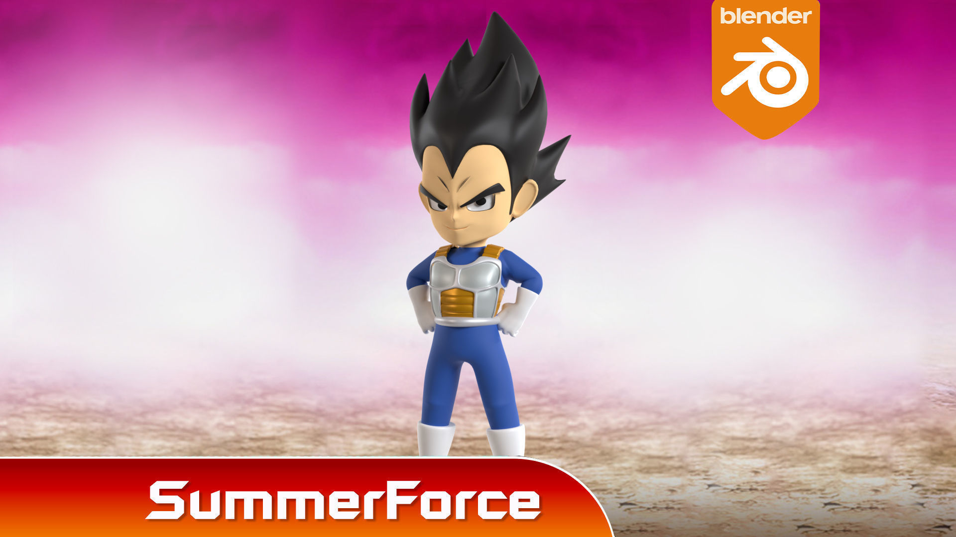 Vegeta Mini - Dragonball Daima 3D model_2