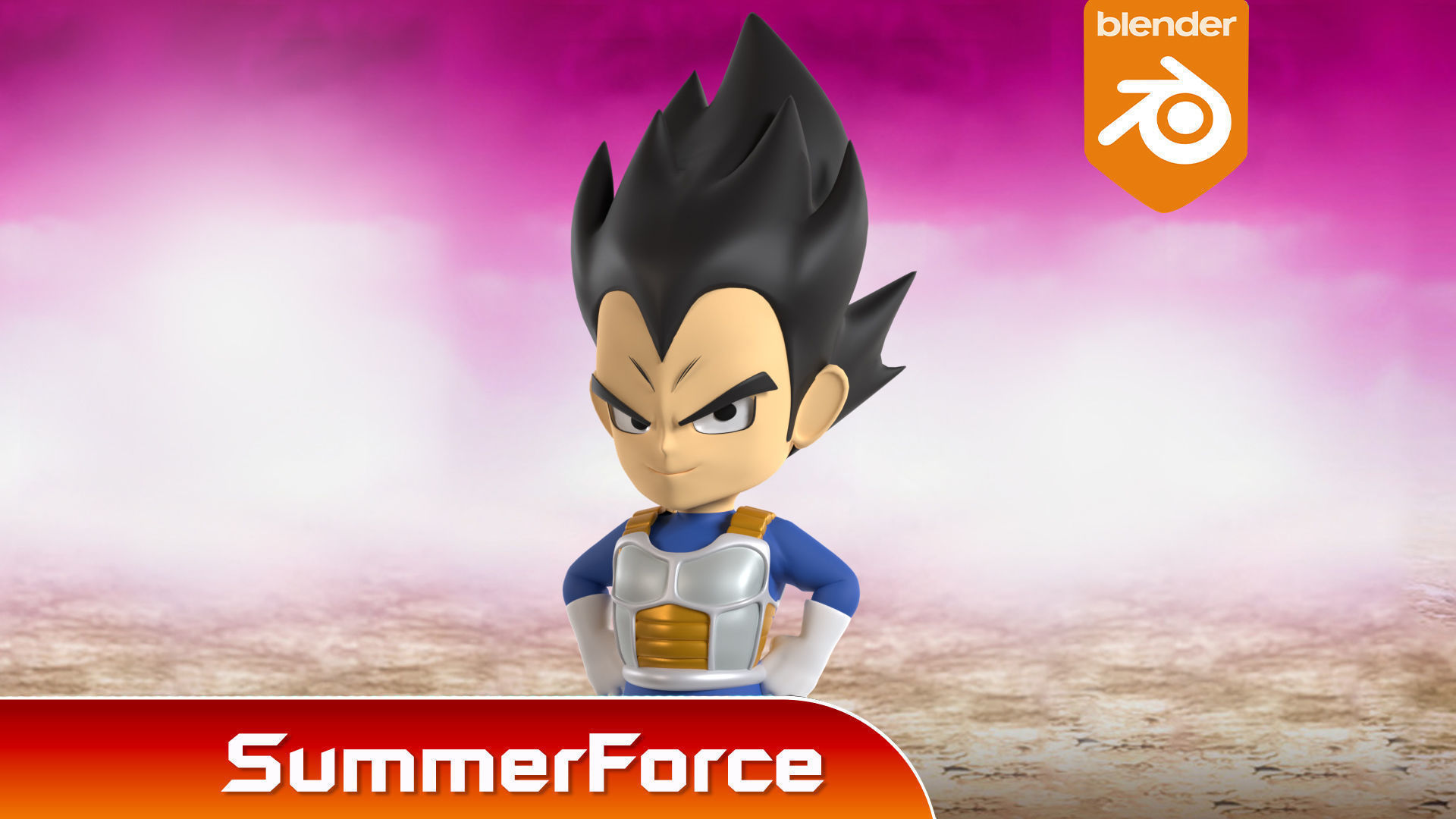 Vegeta Mini - Dragonball Daima 3D model_1
