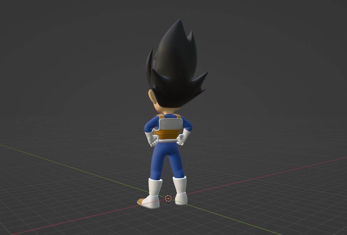 Vegeta Mini - Dragonball Daima 3D model_8
