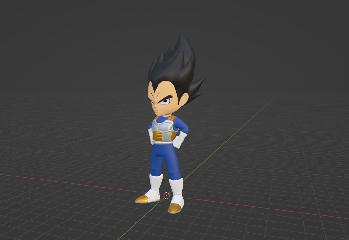 Vegeta Mini - Dragonball Daima 3D model_7