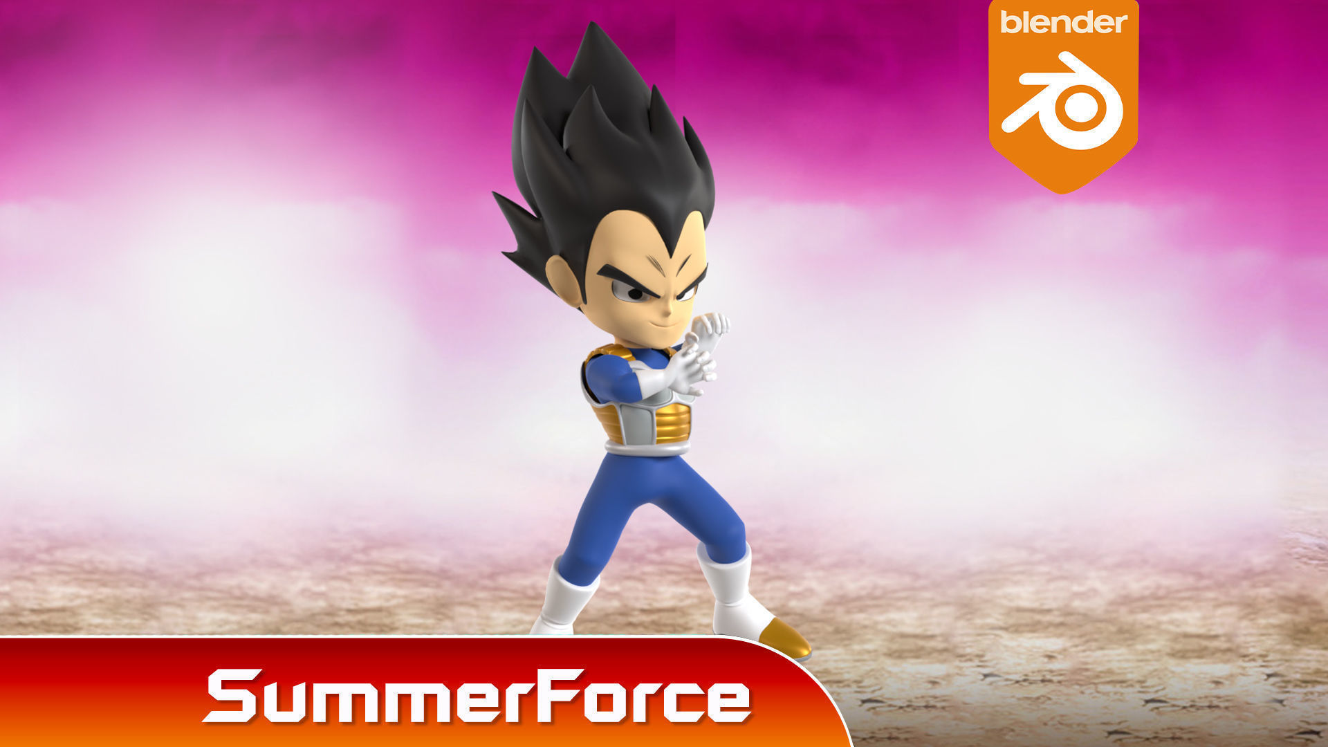 Vegeta Mini - Dragonball Daima 3D model_3