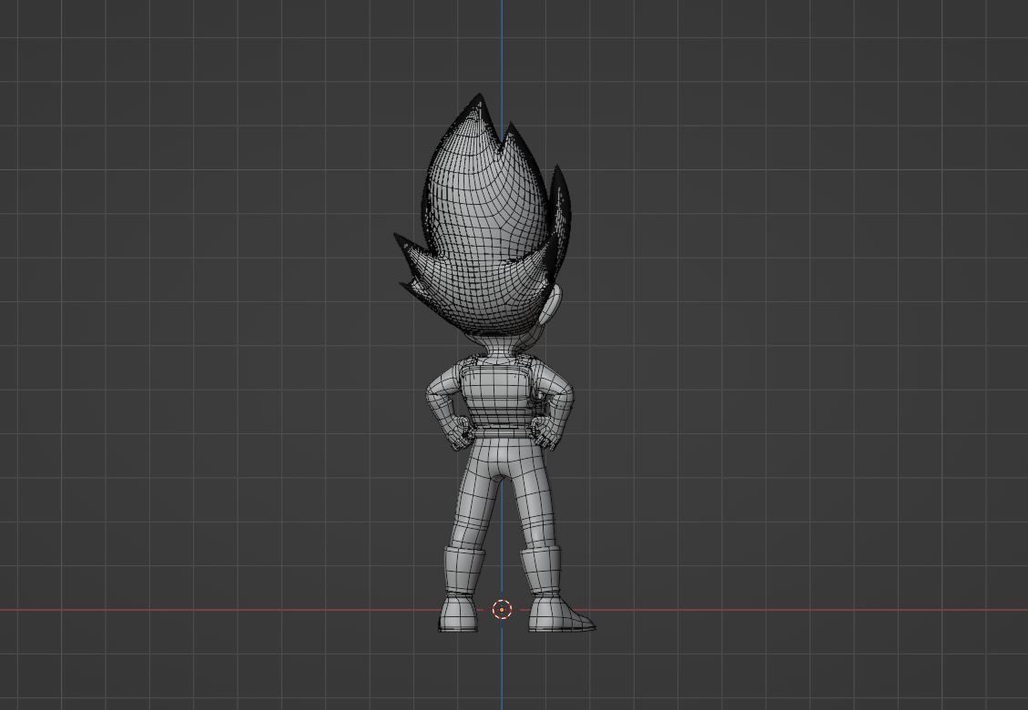 Vegeta Mini - Dragonball Daima 3D model_13