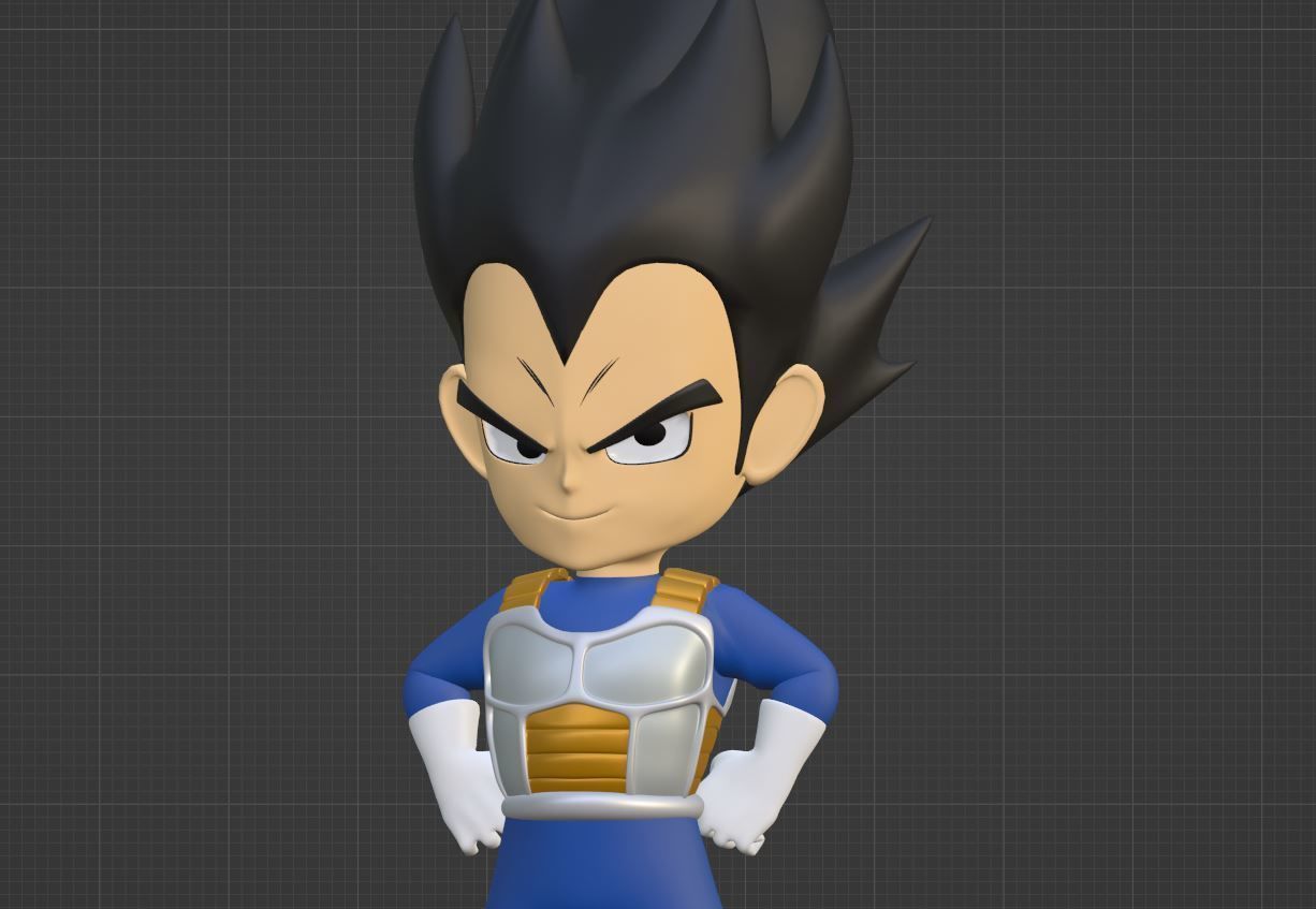 Vegeta Mini - Dragonball Daima 3D model_10