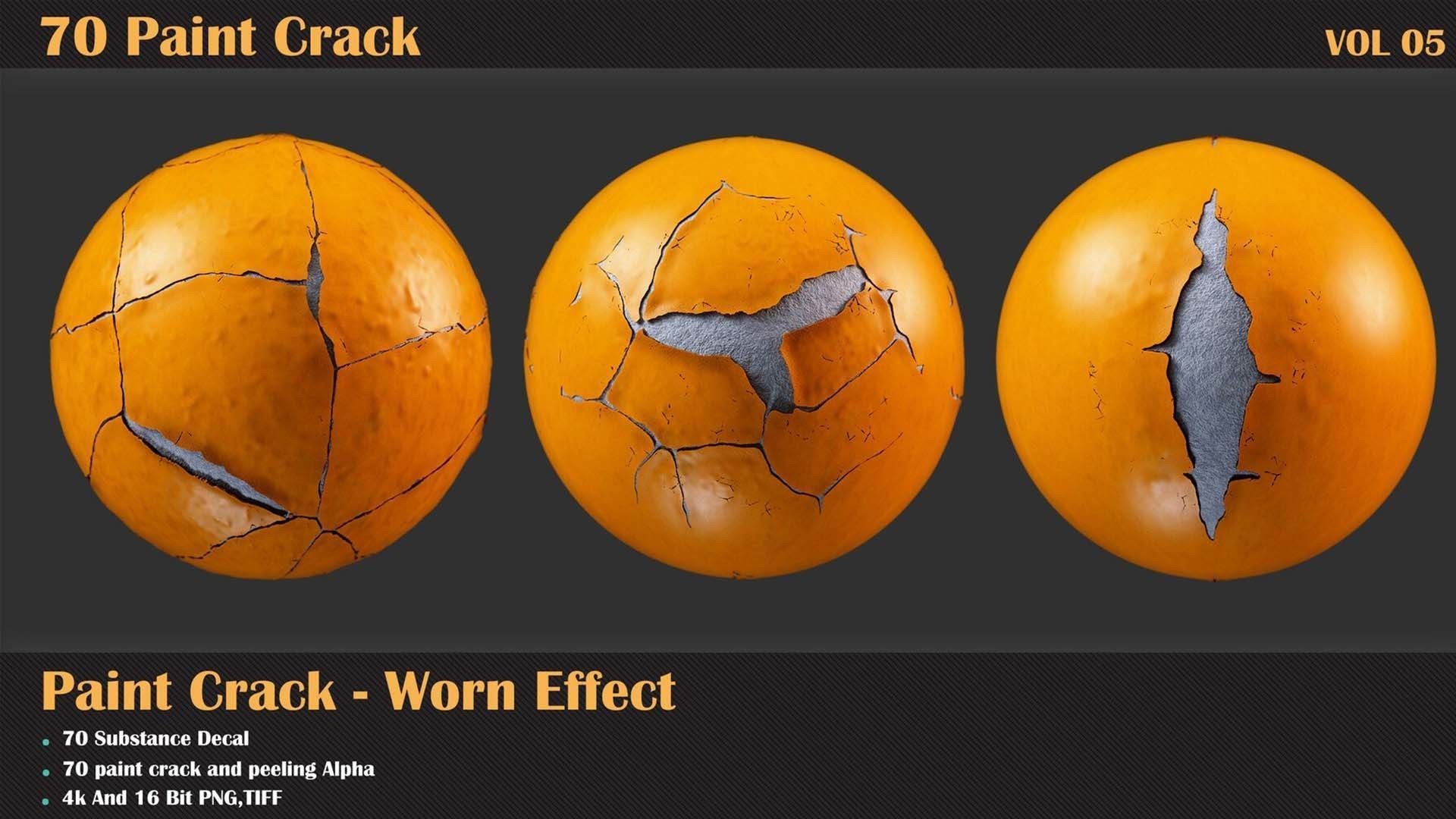 70 Paint Crack - VOL 05   Texture_1