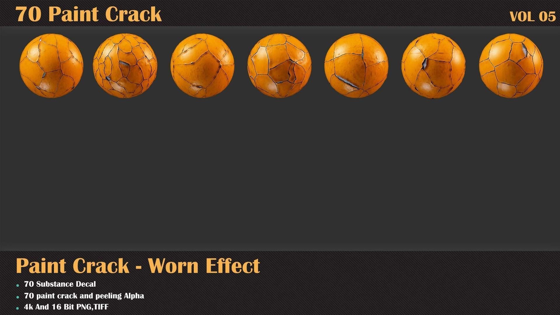 70 Paint Crack - VOL 05   Texture_5