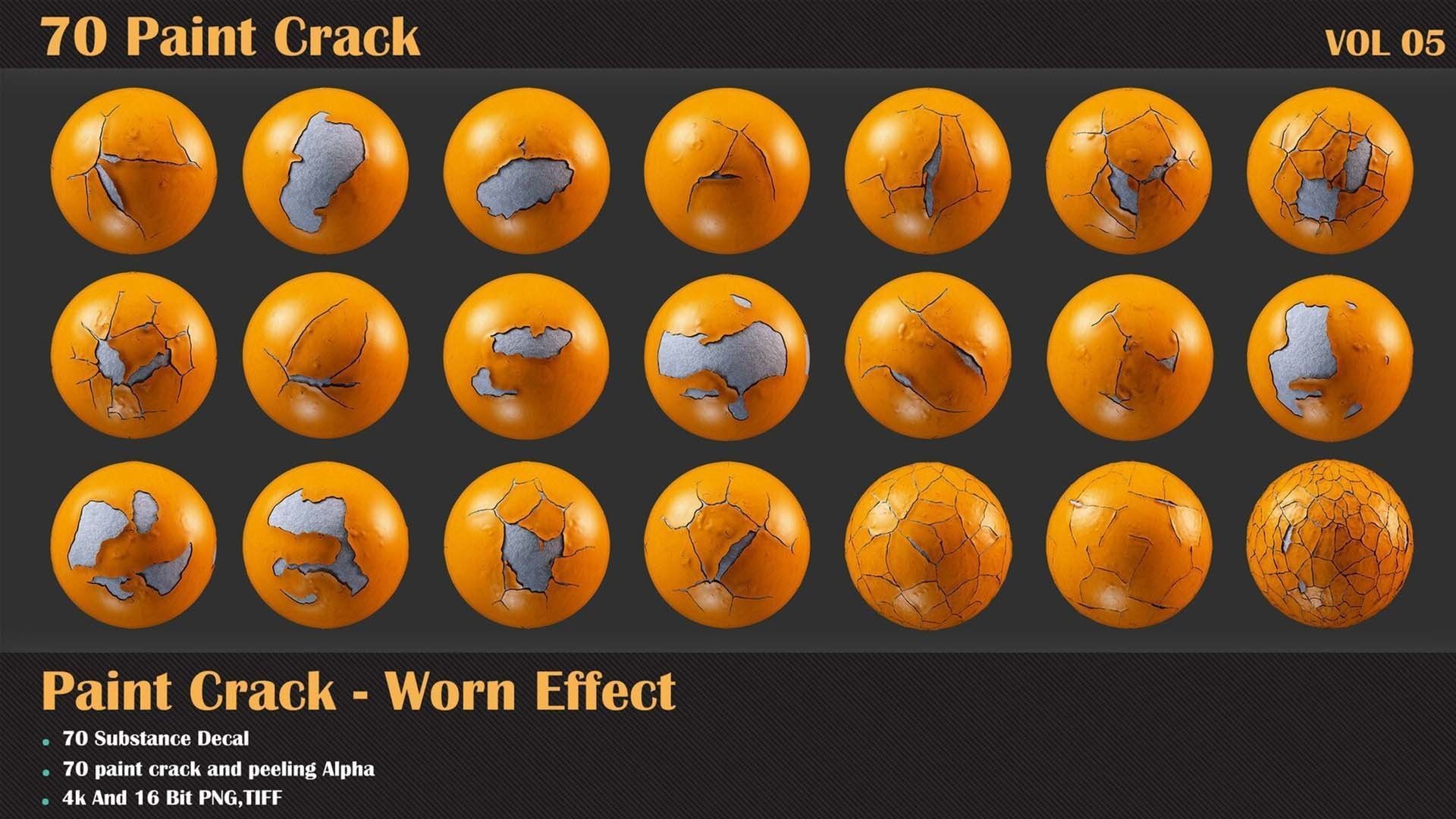 70 Paint Crack - VOL 05   Texture_4