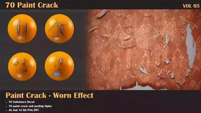 70 Paint Crack - VOL 05  