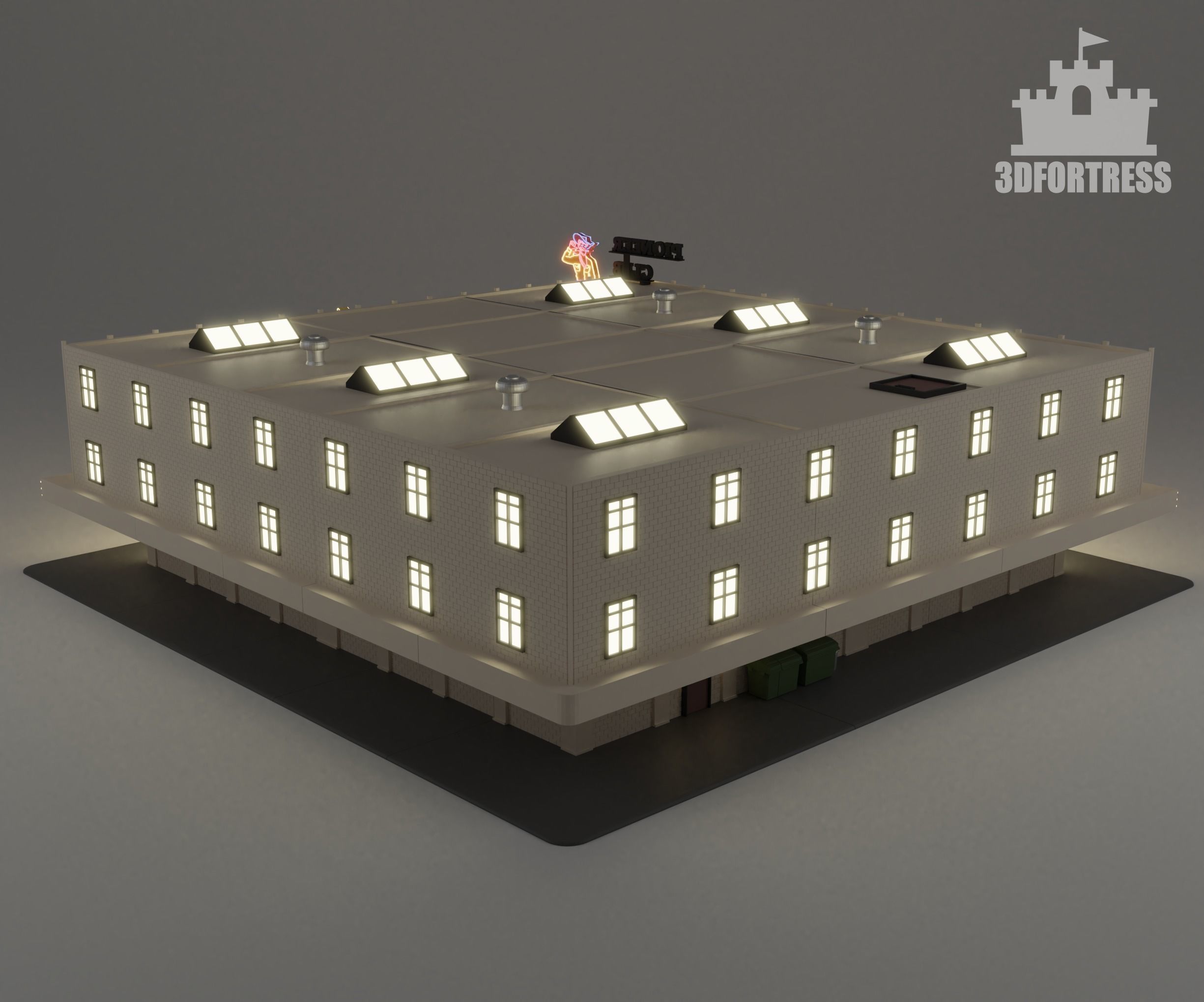 Casino Pioner 3D print model_1