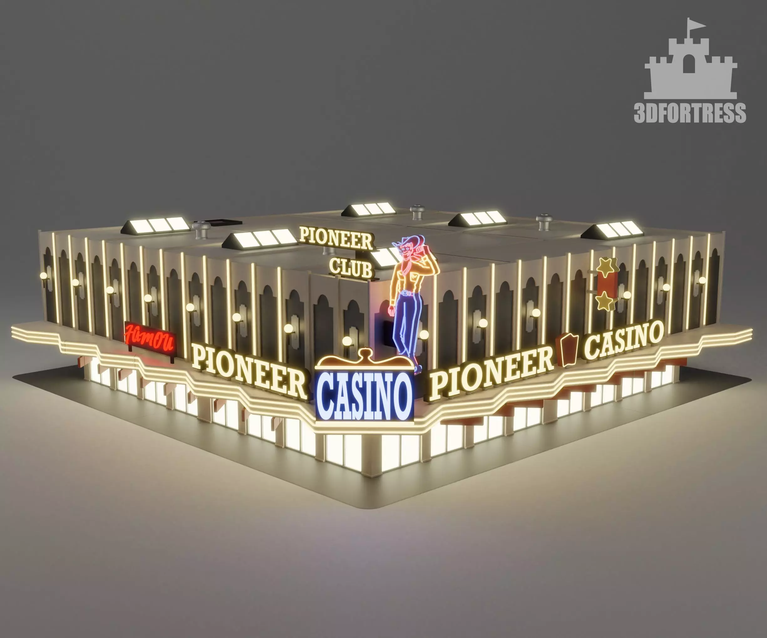 Casino Pioner 3D print model_0