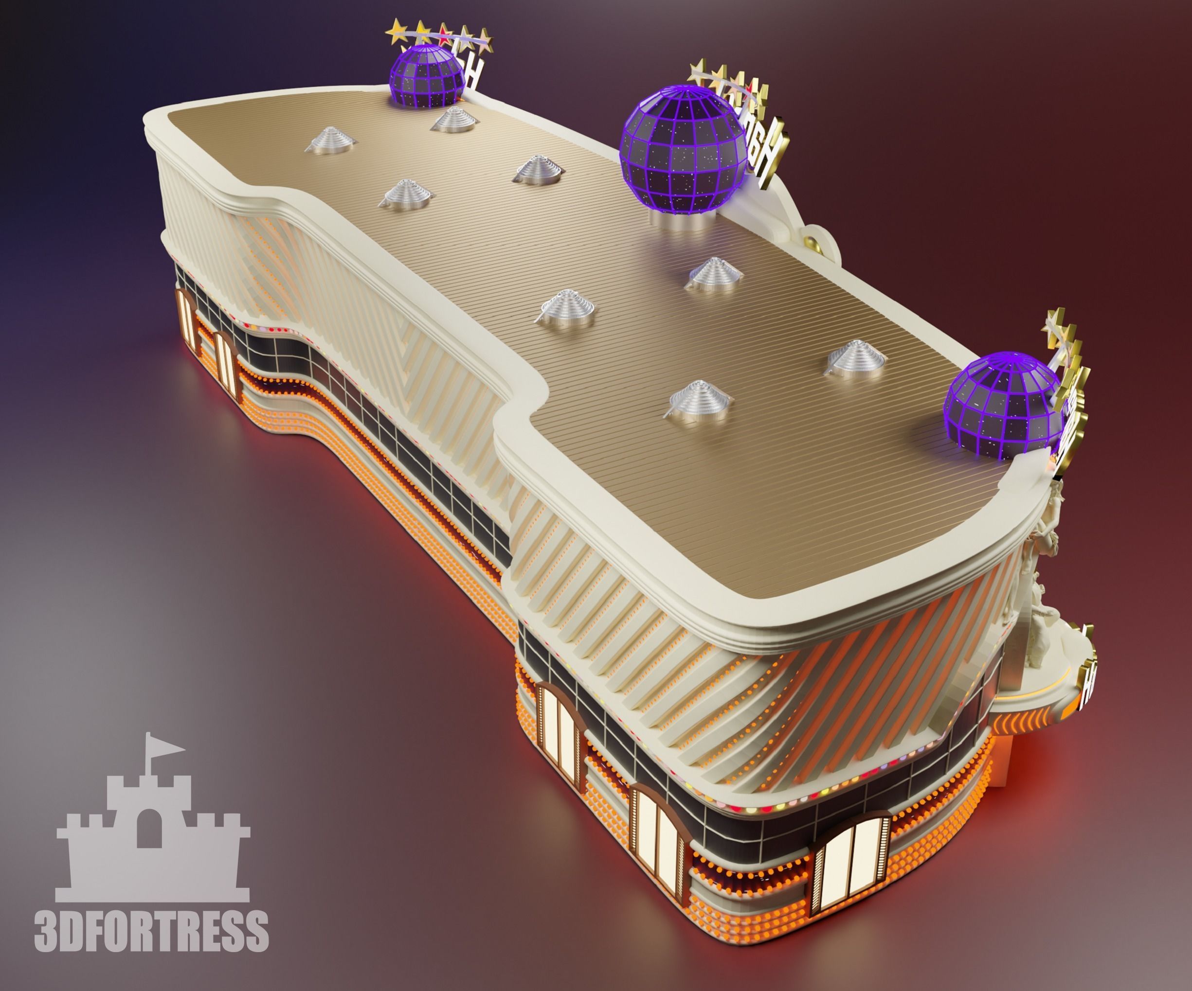 Casino Harahs 3D print model_1
