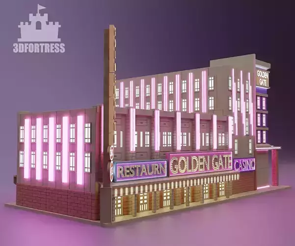 Casino Golden Gate 3D print model