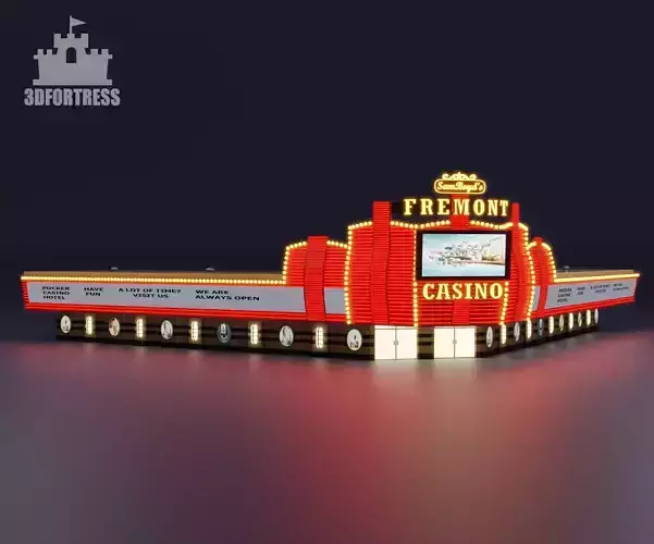 Casino Fremont 3D print model