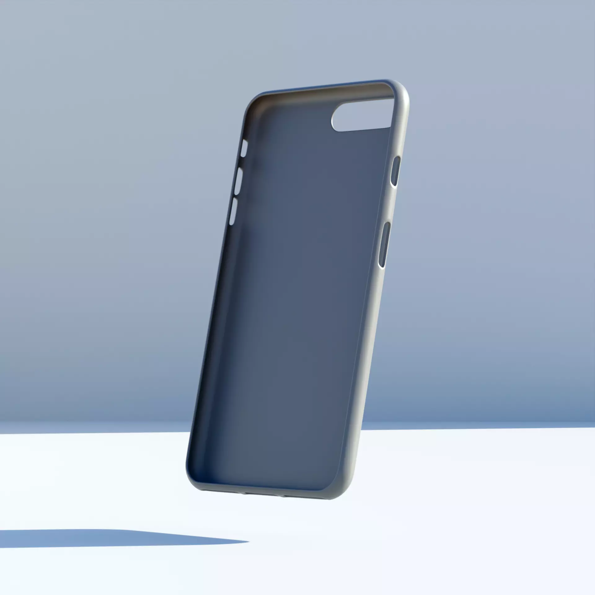 iPhone 8 plus 3D Mesh - all-quad and UV Unwrapped Low-poly 3D model_0