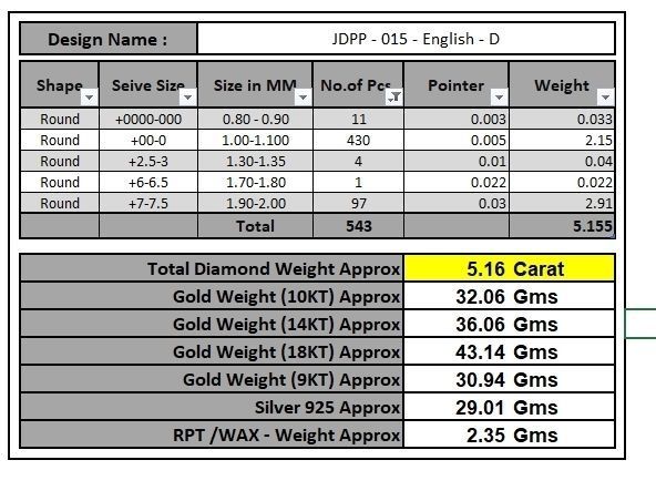 Custom Cursive Initial D Letter Diamond Pendant A to Z Alphabet 3D print model_21