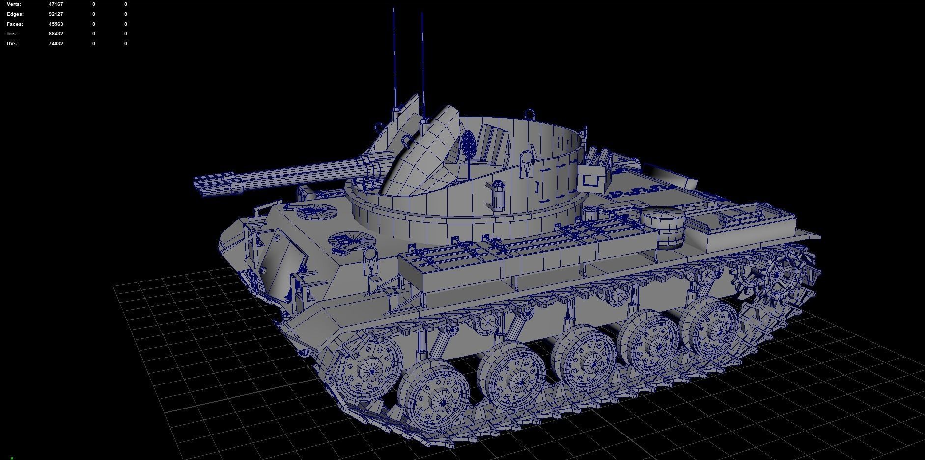 Army Tank 3D model_6