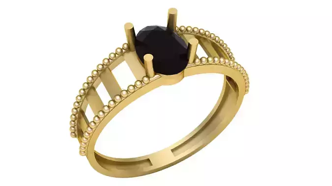 Women Fashion Ring 3d printable Model